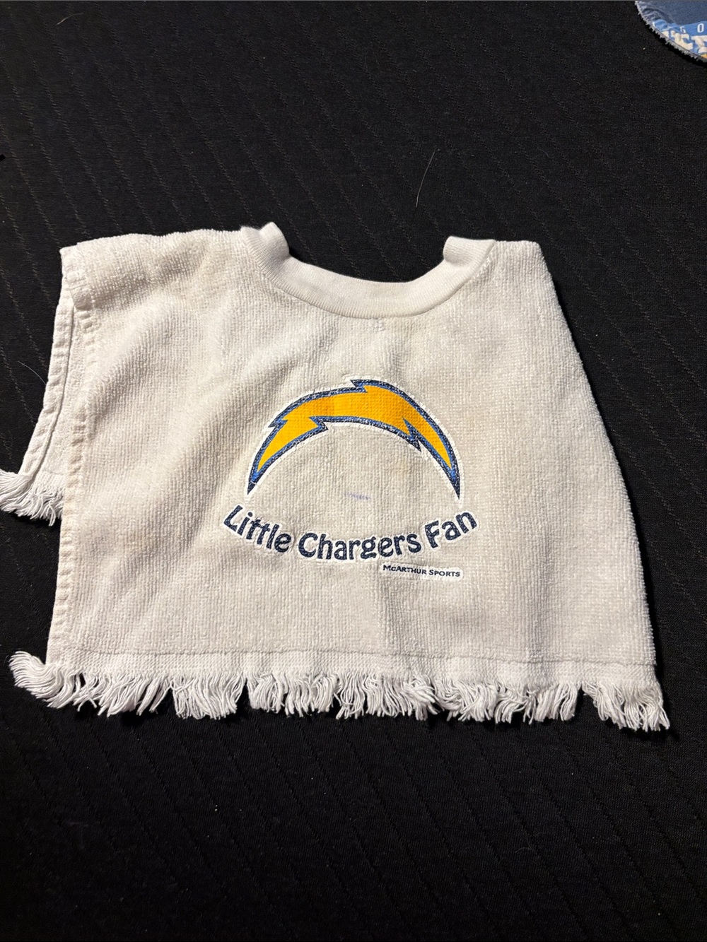 San Diego Kids Bib & Hat Set - Light Blue/White - Picture 4 of 7